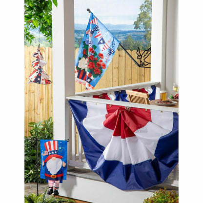Patriotic Lit Bunting Kit, Large | Plow & Hearth