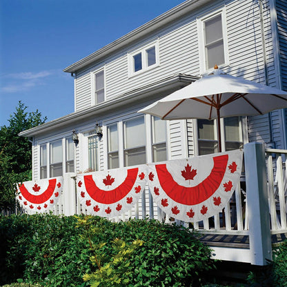 Canadian Maple Leaf Applique Bunting | Plow & Hearth