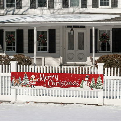 Merry Christmas Fence Banner | Plow & Hearth