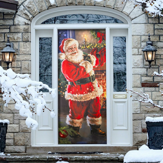 The Night Before Christmas Premium Door Cover | Plow & Hearth