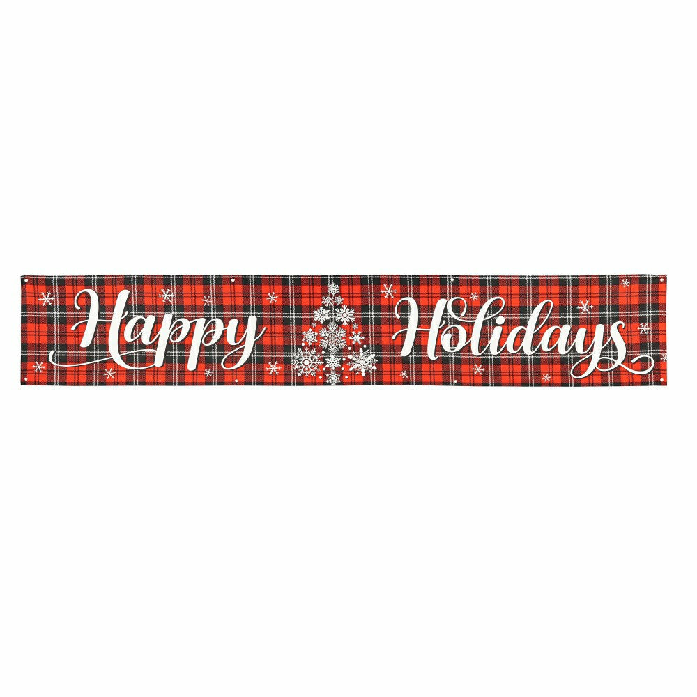 Christma Ornament Fence Banner | Plow & Hearth
