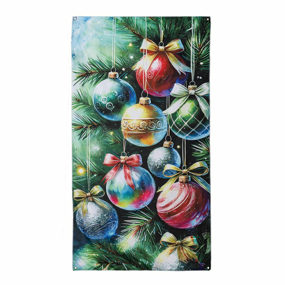 Holiday Ornaments Door Cover | Plow & Hearth