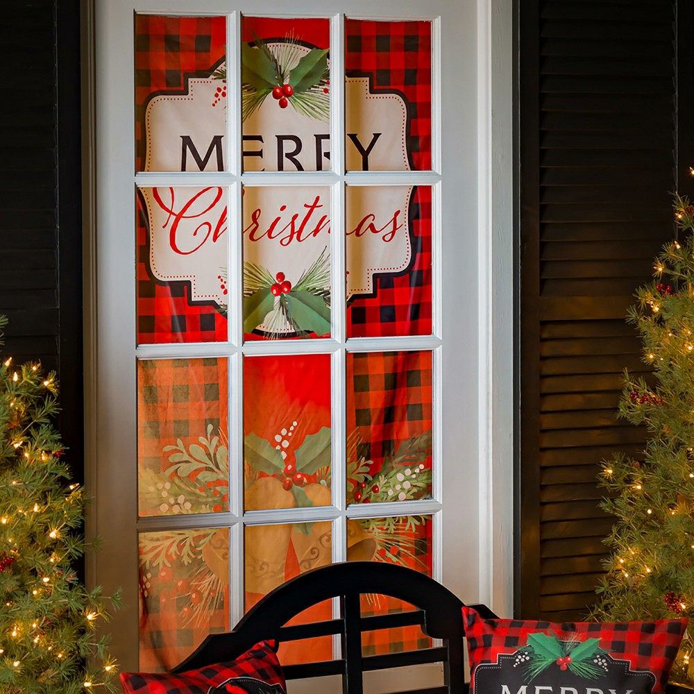 Christmas Joy Shadow Scapes Window Shade | Plow & Hearth