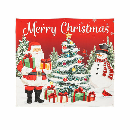 Merry Christmas Single Garage Door Cover | Plow & Hearth