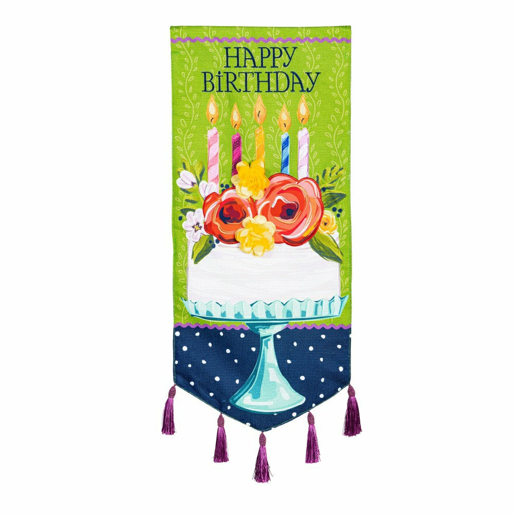 Floral Happy Birthday Cake Everlasting Impression | Plow & Hearth