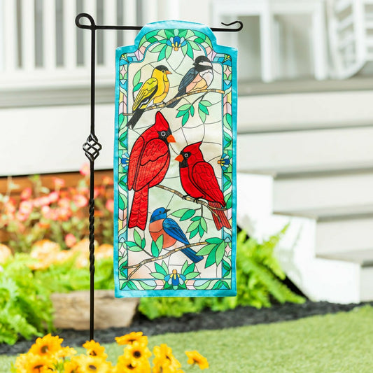 Stained Glass Songbirds Everlasting Impression | Plow & Hearth