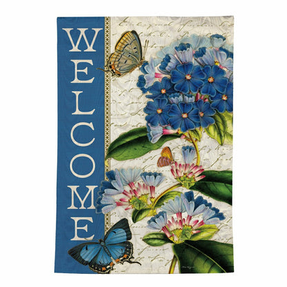 Floral Horse Welcome Moire House Flag | Plow & Hearth