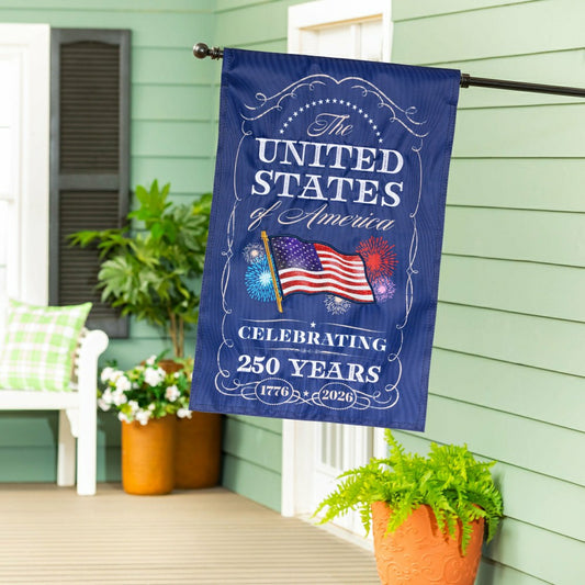250th Anniversary Celebration Applique House Flag | Plow & Hearth