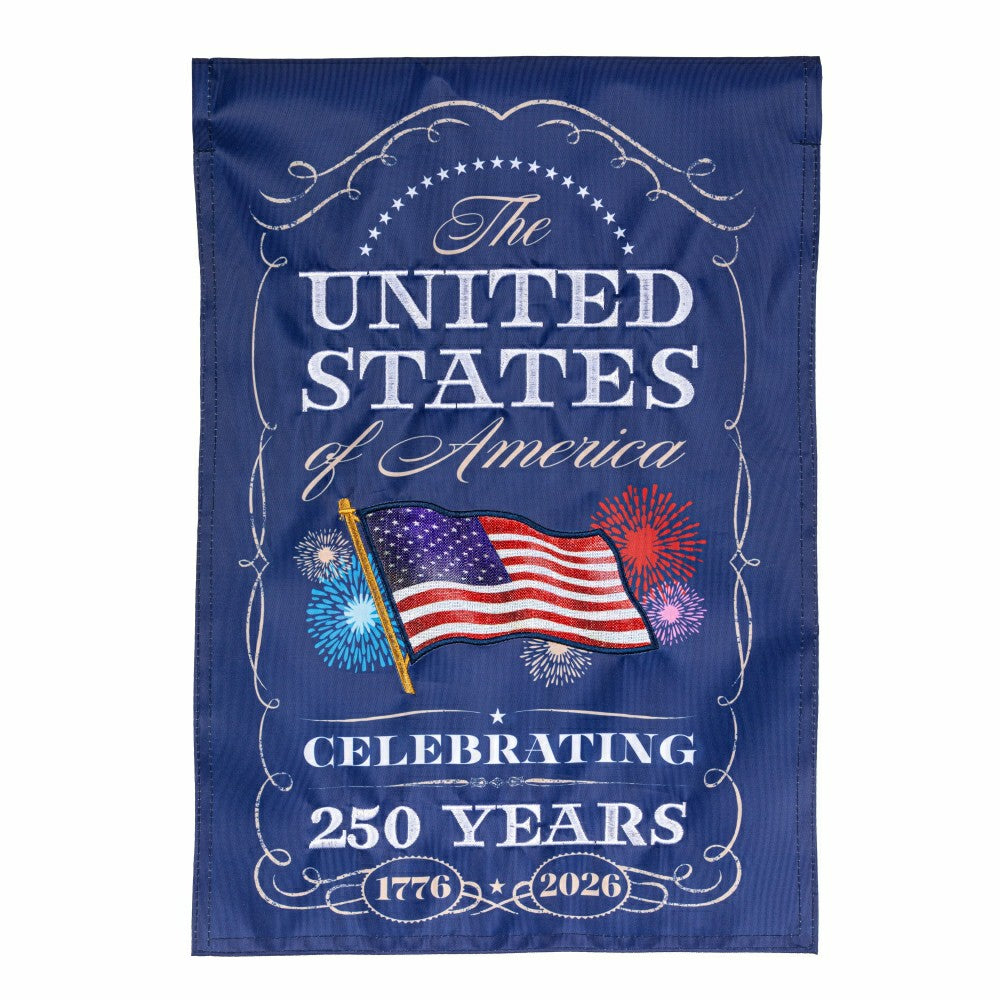 250th Anniversary Celebration Applique House Flag | Plow & Hearth