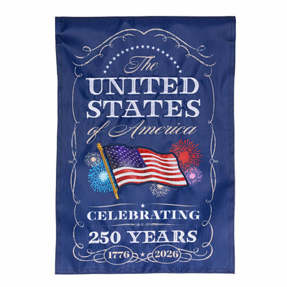 250th Anniversary Celebration Applique House Flag | Plow & Hearth