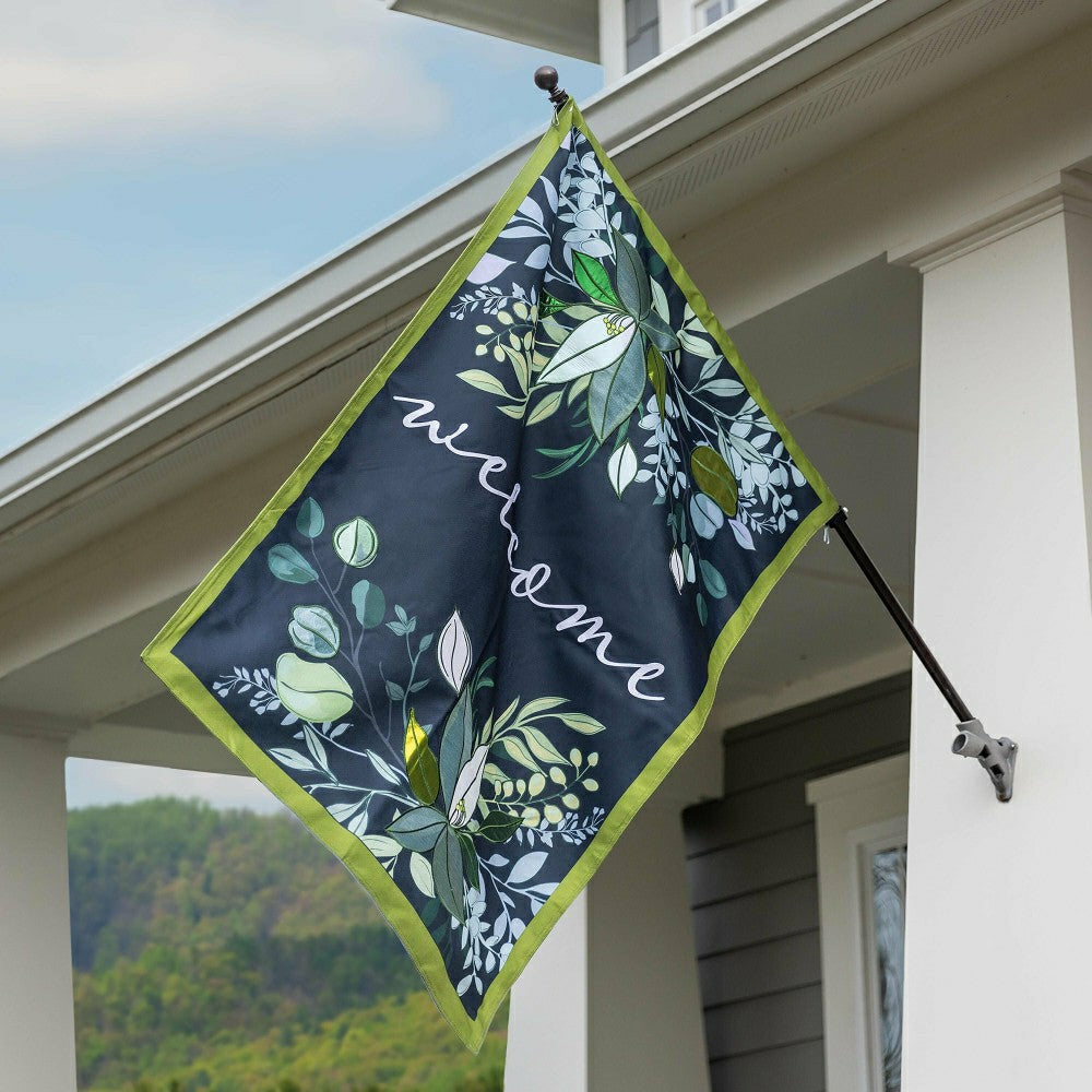 Botanical Welcome Estate Flag | Plow & Hearth
