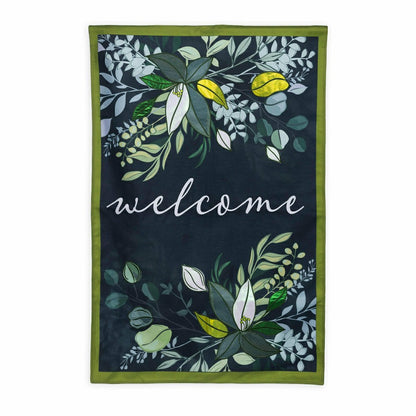 Botanical Welcome Estate Flag | Plow & Hearth