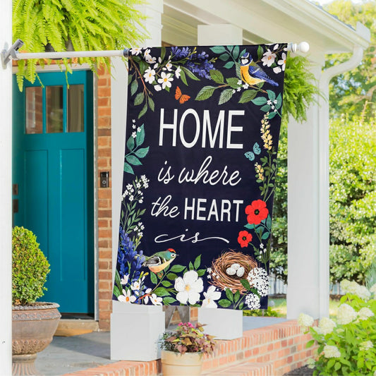 Cottage Garden Suede House Flag | Plow & Hearth