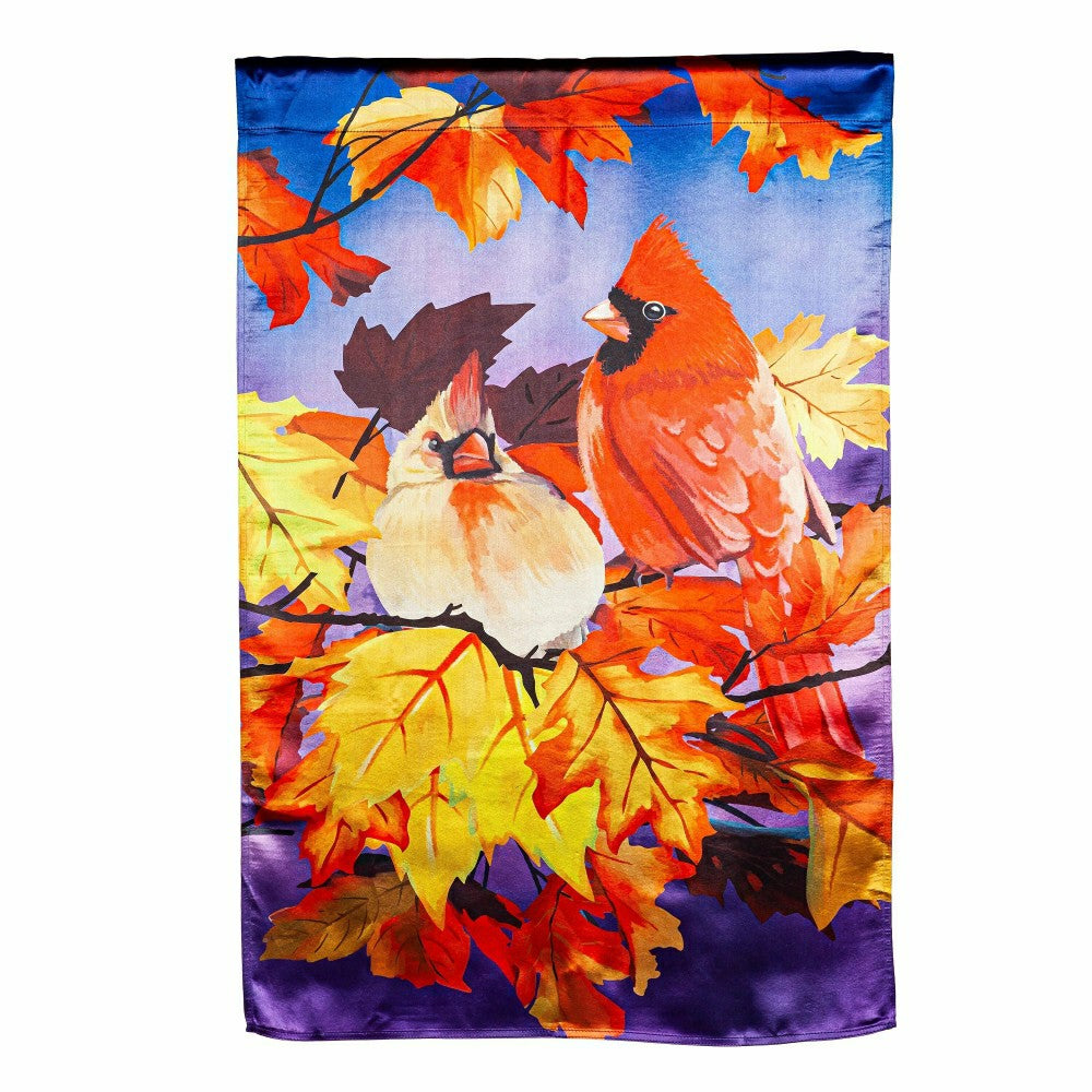 Cardinal Friends Lustre House Flag | Plow & Hearth