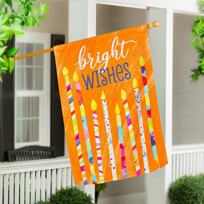 Birthday Party Reversible Suede House Flag | Plow & Hearth