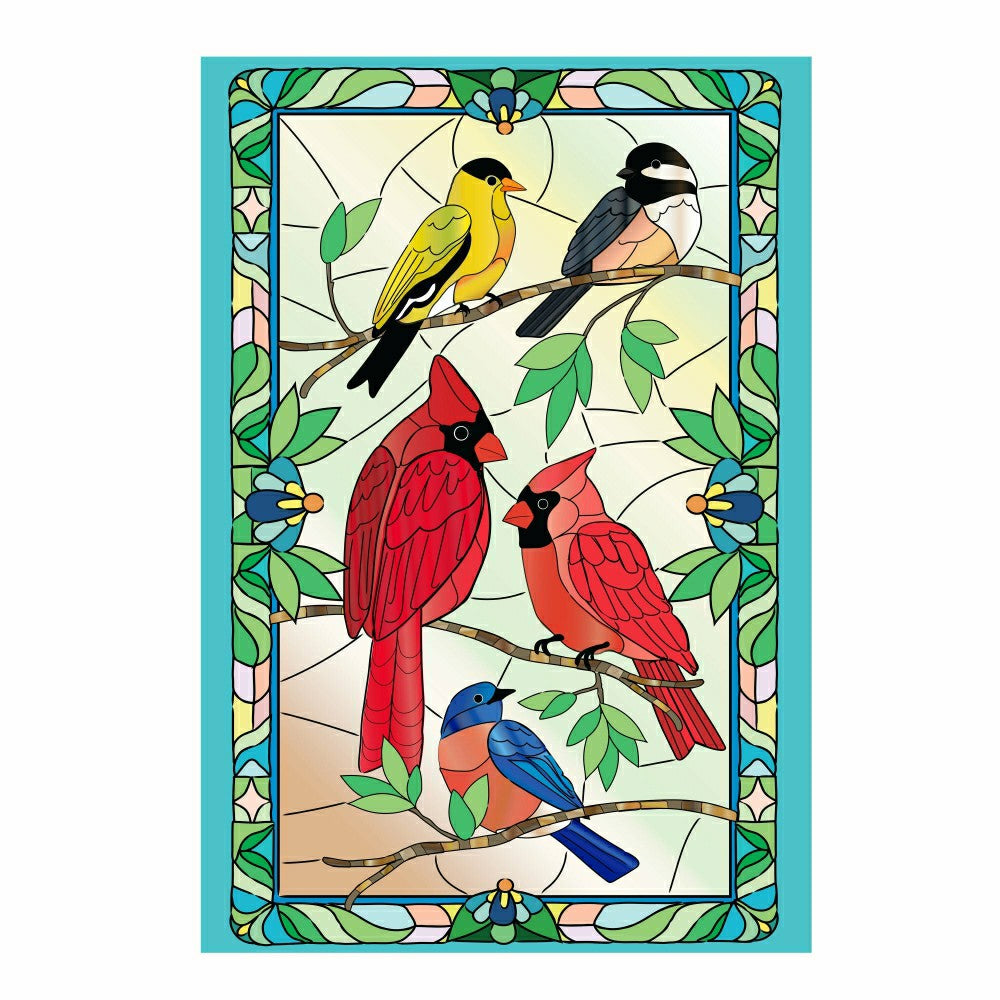 Flowers in a Fish Mouth Pot Applique House Flag | Plow & Hearth