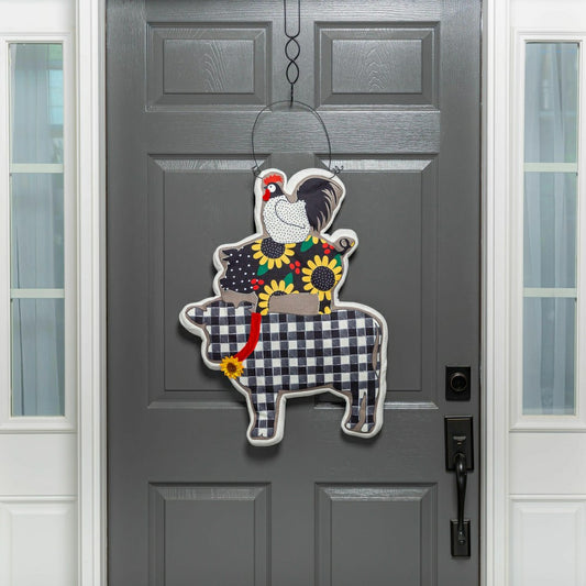 Farm Friends Estate Door Décor | Plow & Hearth