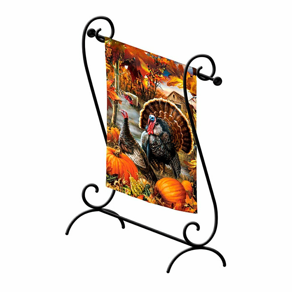 Scroll Garden Flag Stand | Plow & Hearth