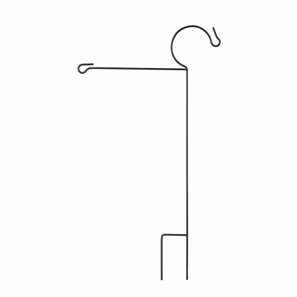 Garden Flag Stand with Shepherd’s Hook | Plow & Hearth