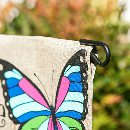 Garden Flag Stand with Shepherd’s Hook | Plow & Hearth