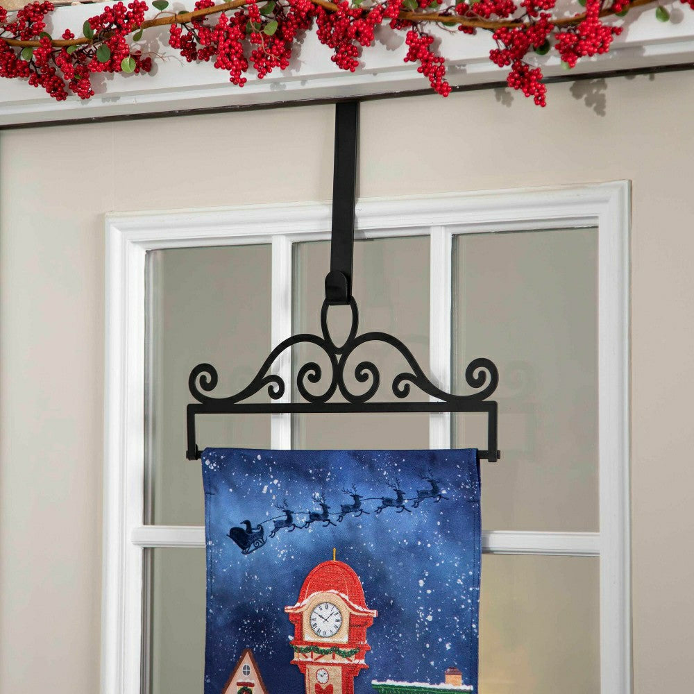 Scroll Garden Flag Over the Door Hanger | Plow & Hearth