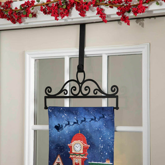 Scroll Garden Flag Over the Door Hanger | Plow & Hearth