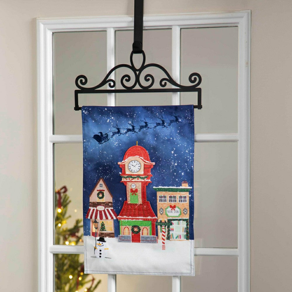 Scroll Garden Flag Over the Door Hanger | Plow & Hearth