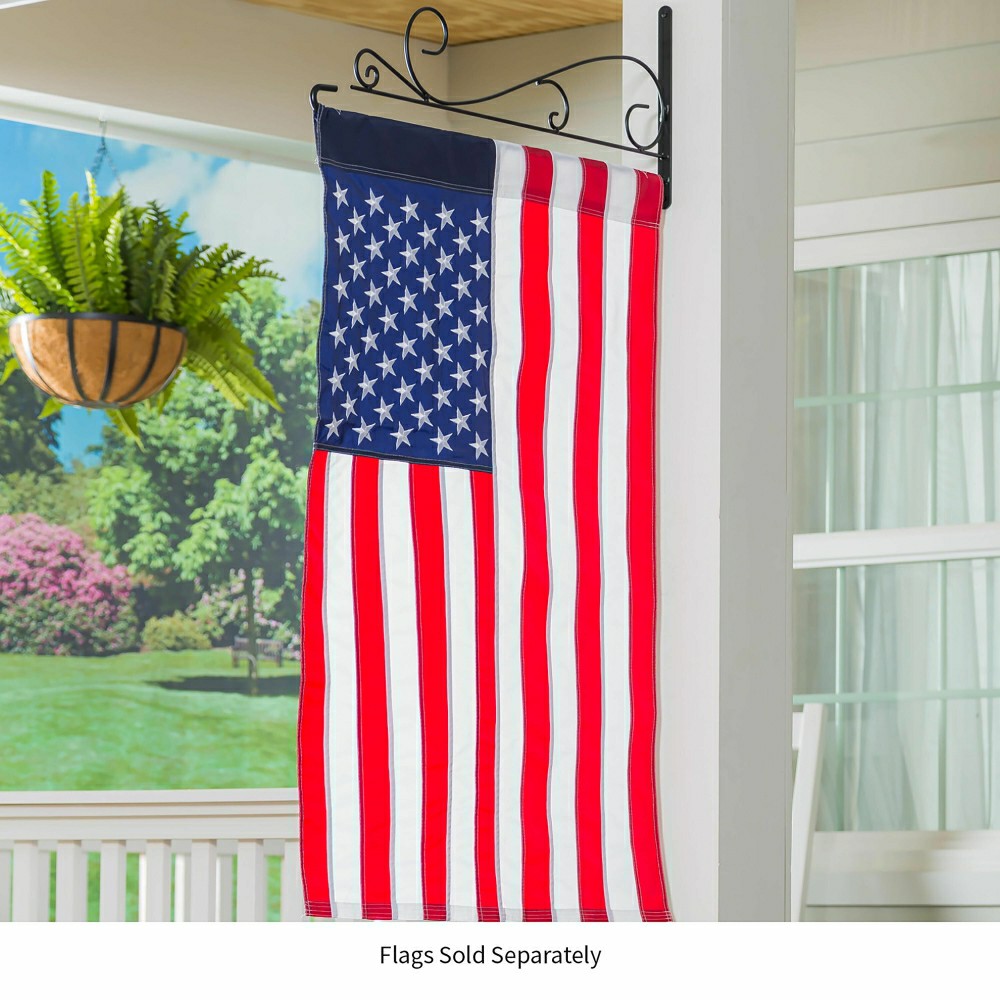 Swirl Wall-Mount House Flag Hanger | Plow & Hearth