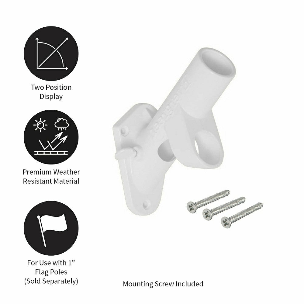 2-Position Cast Iron House Flag Bracket | Plow & Hearth