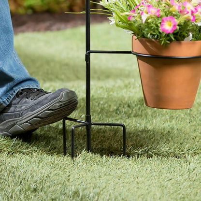 Potted Plant Garden Flag Stand | Plow & Hearth