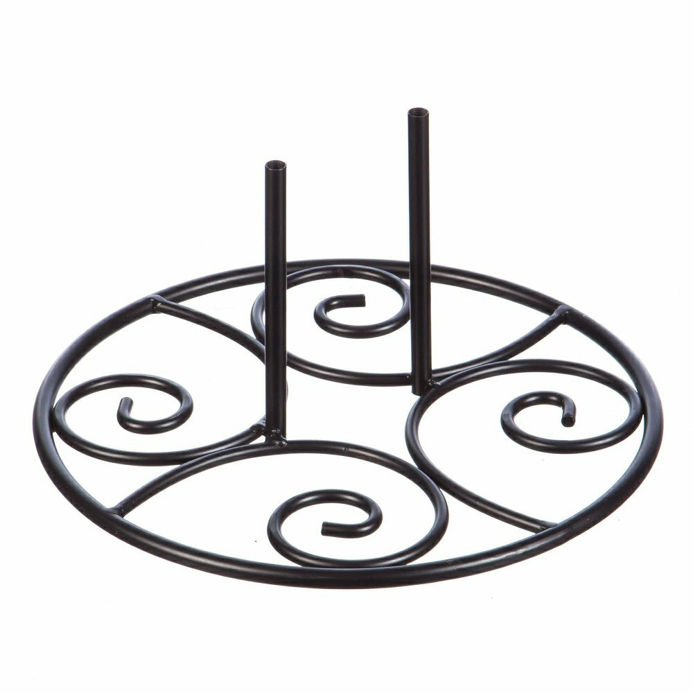 H-Stake Scroll Stand Base | Plow & Hearth