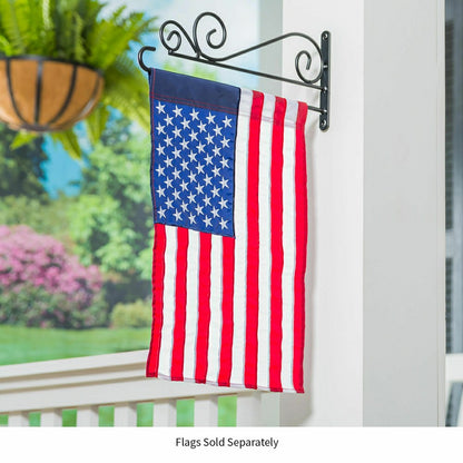 Swirl Wall-Mount Garden Flag Hanger | Plow & Hearth