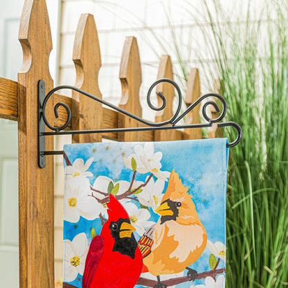 Swirl Wall-Mount Garden Flag Hanger | Plow & Hearth