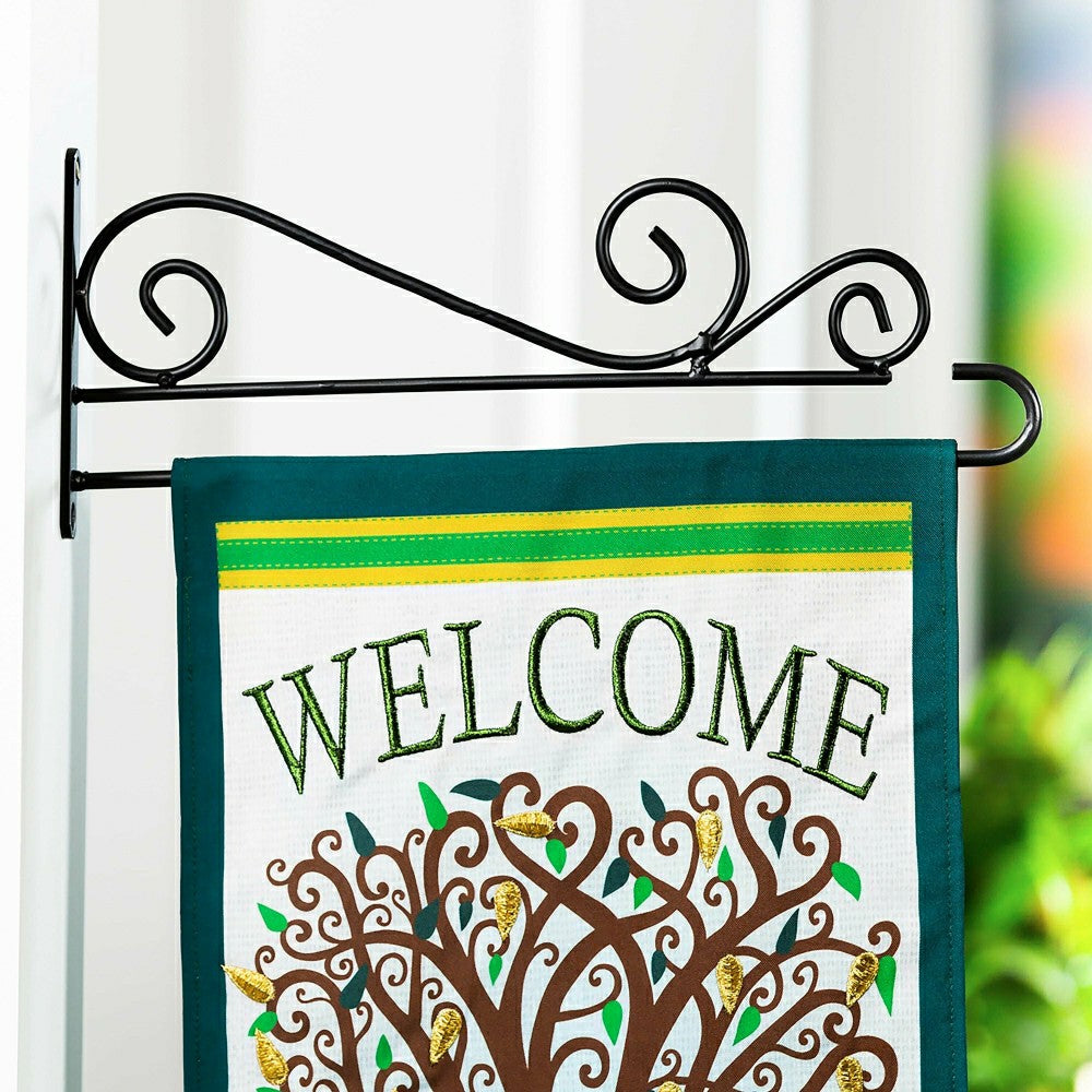 Swirl Wall-Mount Garden Flag Hanger | Plow & Hearth