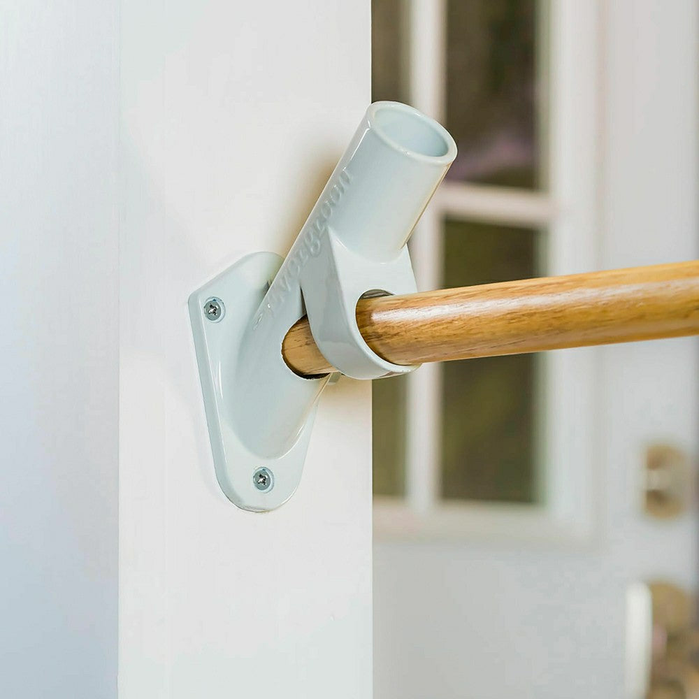 Two-Position Aluminum House Flag Bracket with White Finish | Plow & Hearth