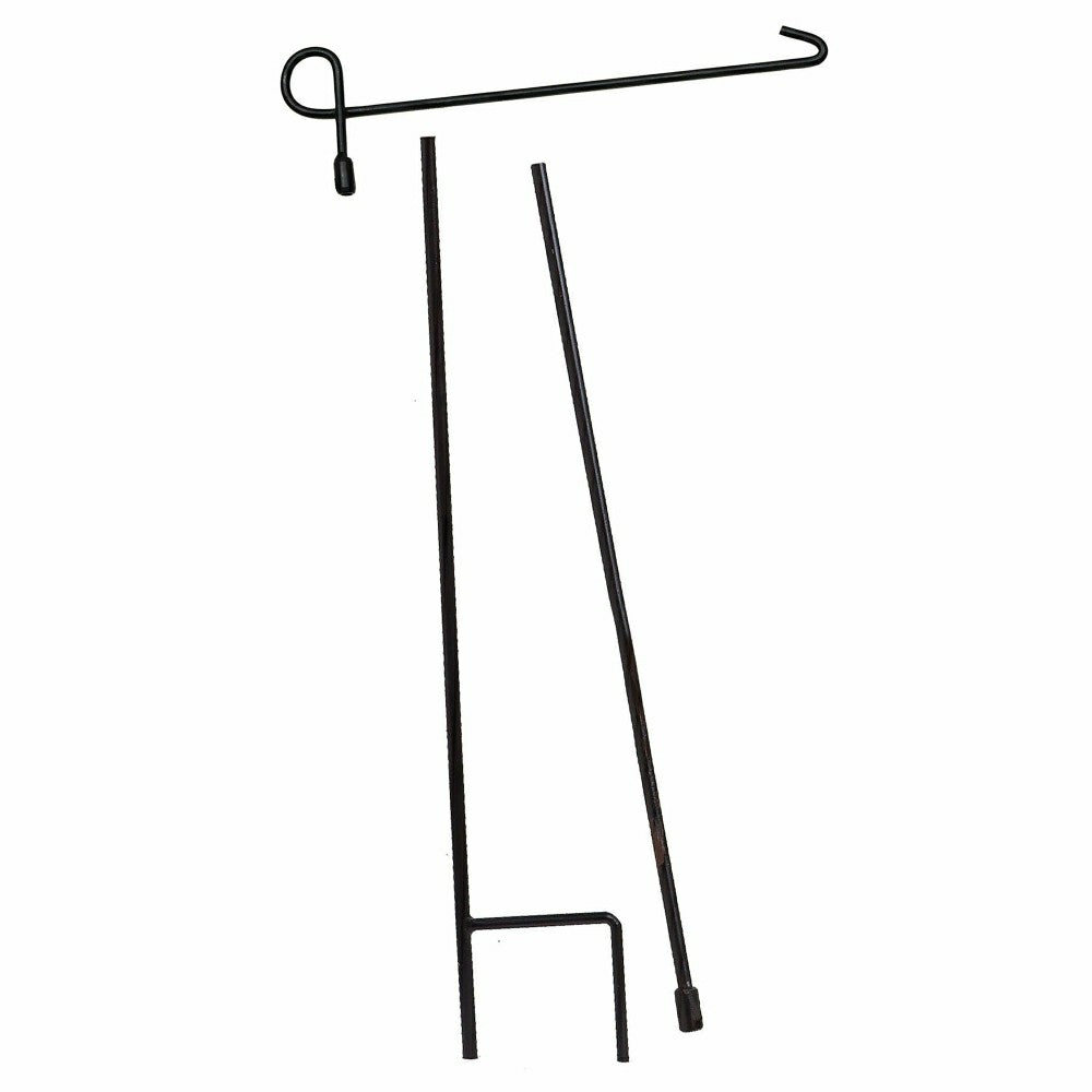 Metal Garden Flag Stand, 3 piece | Plow & Hearth