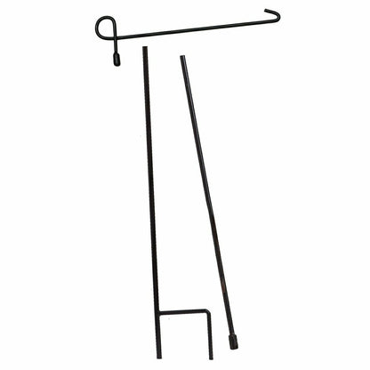 Metal Garden Flag Stand, 3 piece | Plow & Hearth