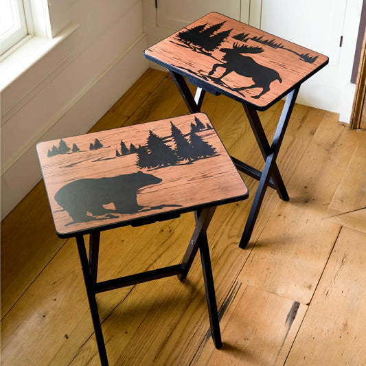 Wilderness TV Trays, Set of 2 | Plow & Hearth