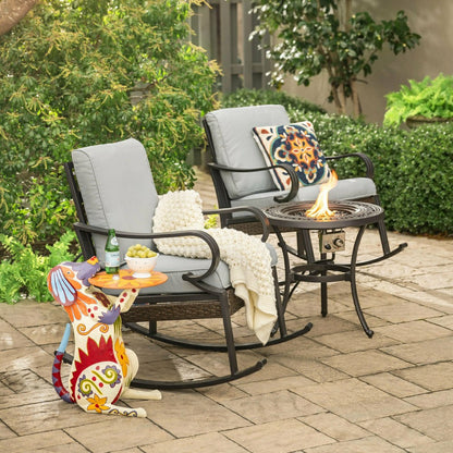 Folk Art Metal Dog Table | Plow & Hearth