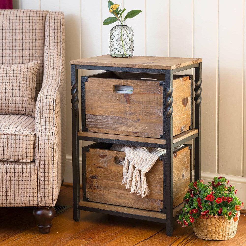 Deep Creek End Table with Shelves | Plow & Hearth