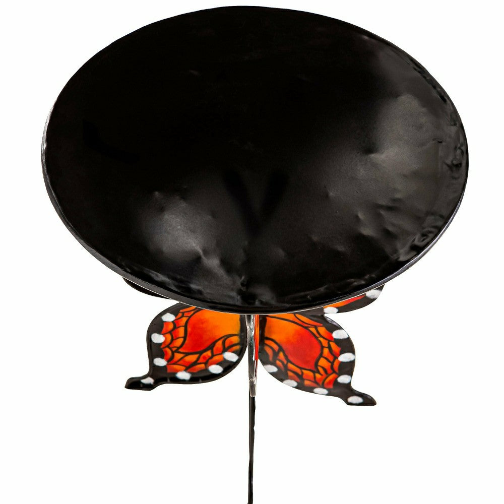 Handcrafted Metal Monarch Butterfly Side Table | Plow & Hearth