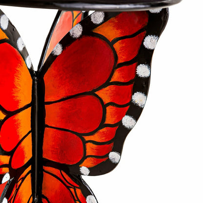 Handcrafted Metal Monarch Butterfly Side Table | Plow & Hearth