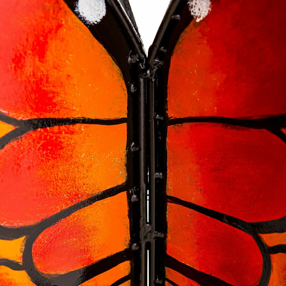 Handcrafted Metal Monarch Butterfly Side Table | Plow & Hearth