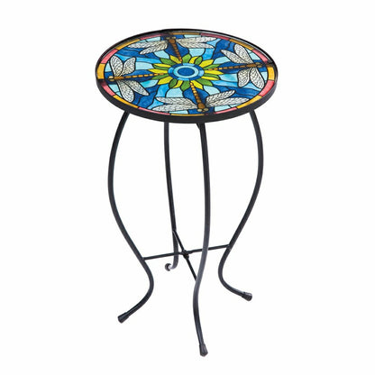 Glass Table, Tiffany Inspired Dragonfly | Plow & Hearth
