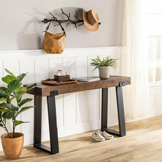 Richland Indoor/Outdoor Reclaimed Wood Console Table | Plow & Hearth
