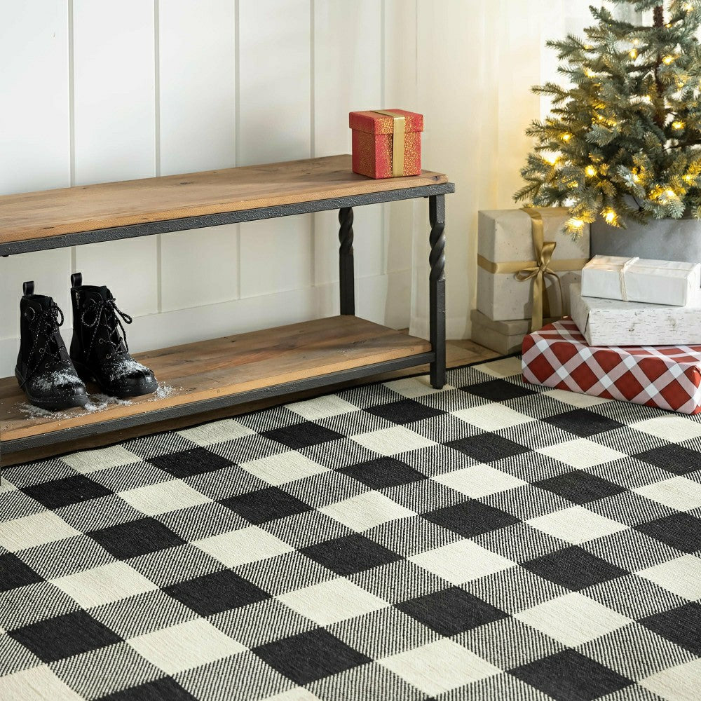 Deep Creek Bench/Table w/Metal Frame & Rustic Wood | Plow & Hearth