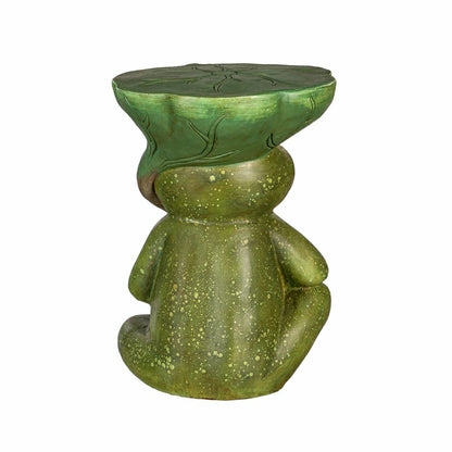 17" Resin Frog Patio Table | Plow & Hearth