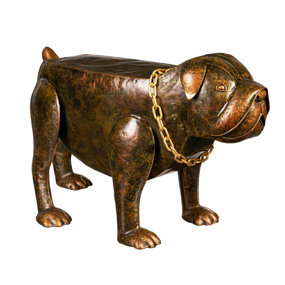 Handmade Metal Pit Bull Table | Plow & Hearth