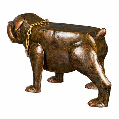 Handmade Metal Pit Bull Table | Plow & Hearth