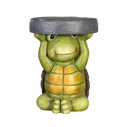 17" Resin Turtle Patio Table | Plow & Hearth